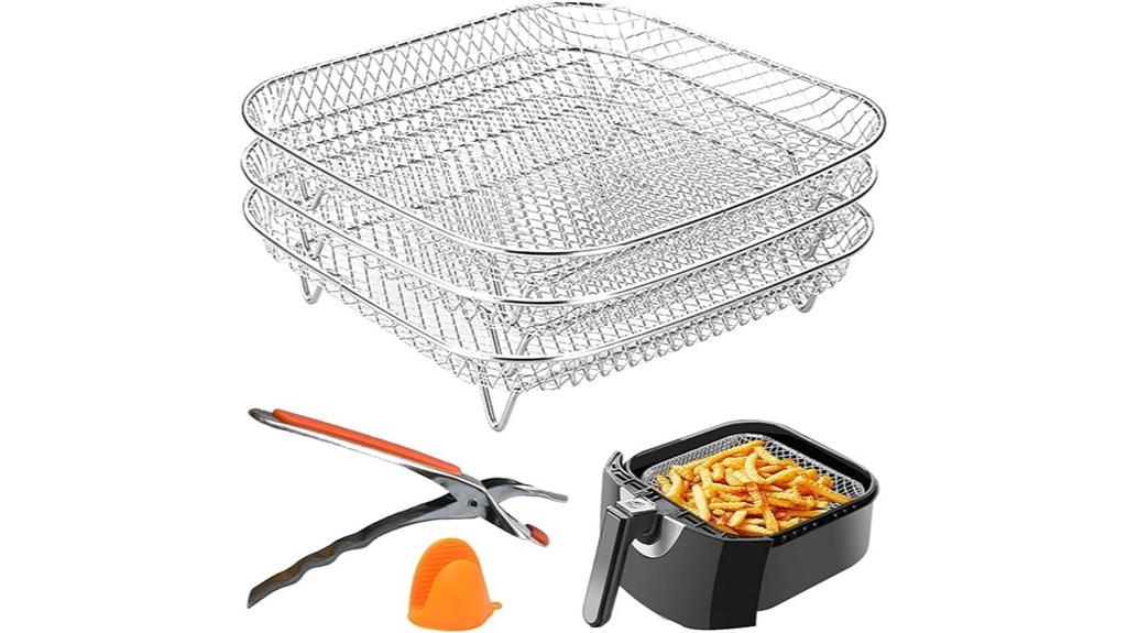 stackable air fryer racks