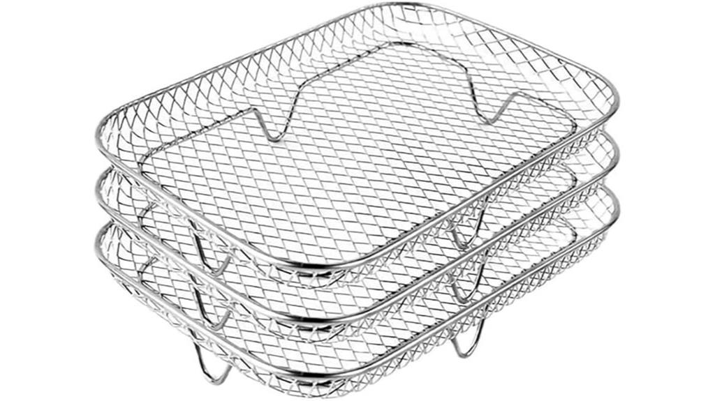 stackable stainless steel rack