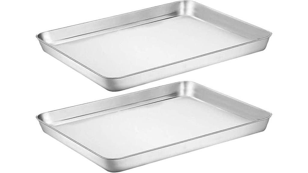 stainless steel baking sheets