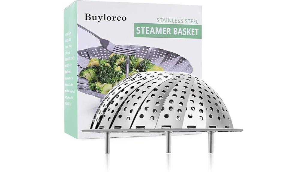 stainless steel folding steamer