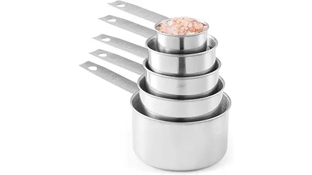 stainless steel measuring cups