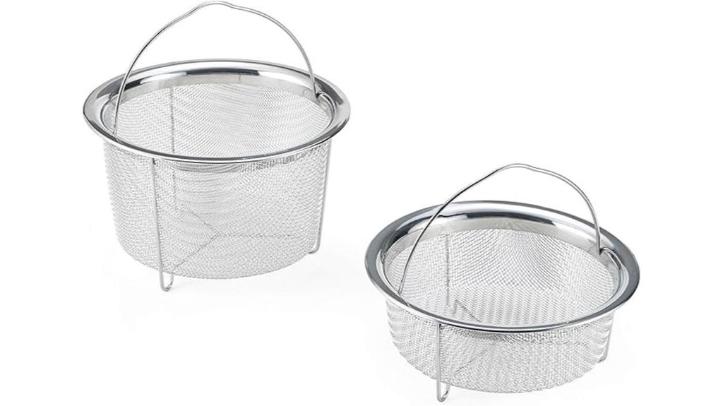 stainless steel steamer basket