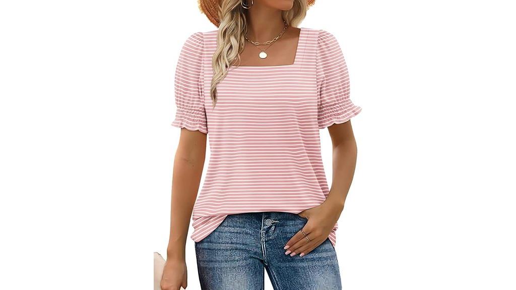 summer casual ruffle top