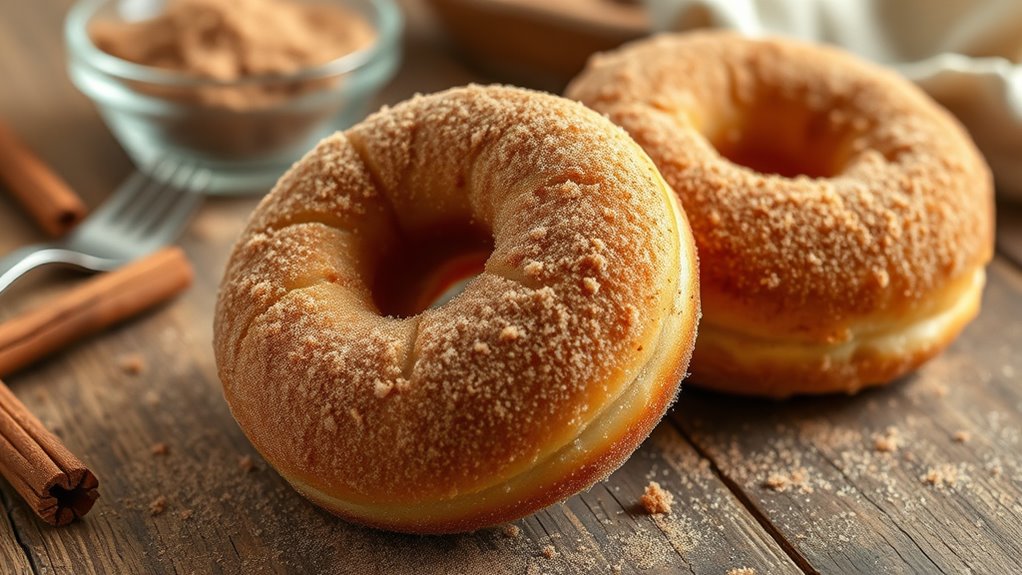 sweet cinnamon donut recipe