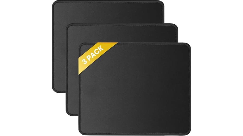 three pack mouse pads
