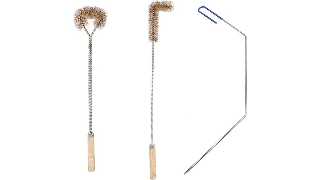 three piece fryer cleaning kit