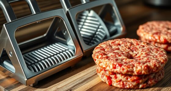 top air fryer burger presses