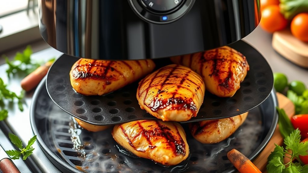 top air fryer grill presses