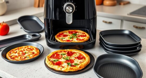 top air fryer pizza pans