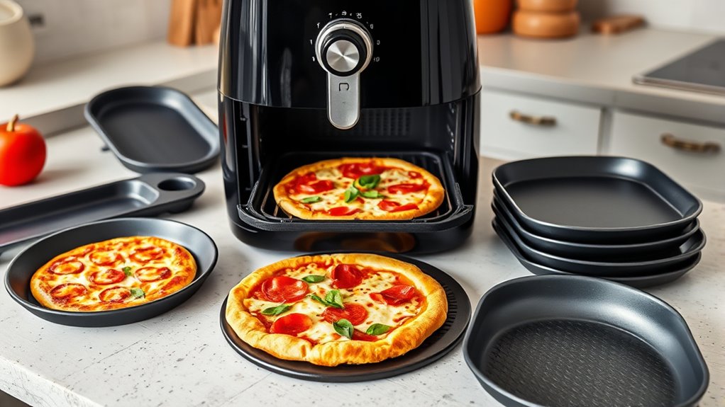 top air fryer pizza pans