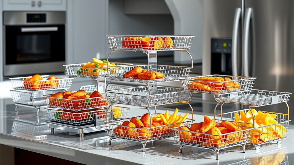 top air fryer rack sets