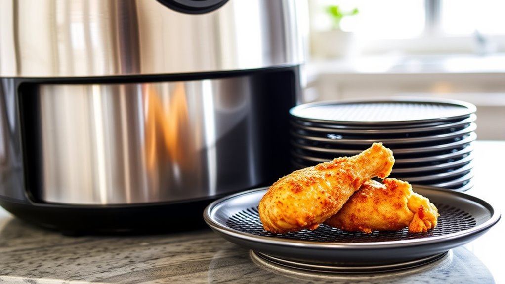 top air fryer replacement plates