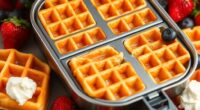 top air fryer waffle molds