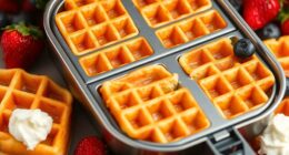 top air fryer waffle molds