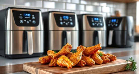 top air fryers for crispy wings