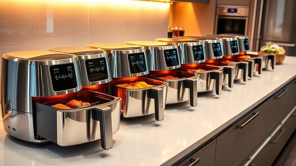 top air fryers with rotisserie