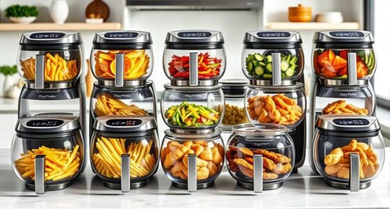 top glass bowl air fryers