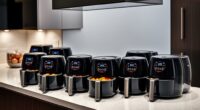 top self stirring air fryers