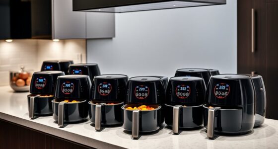 top self stirring air fryers