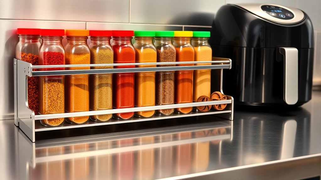 top spice racks for air fryers