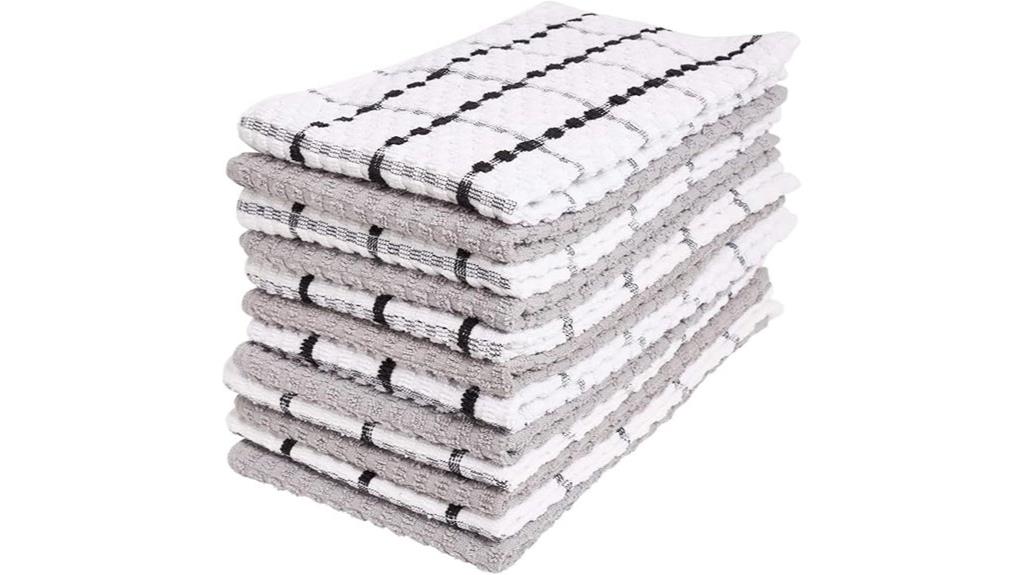 twelve cotton kitchen towels