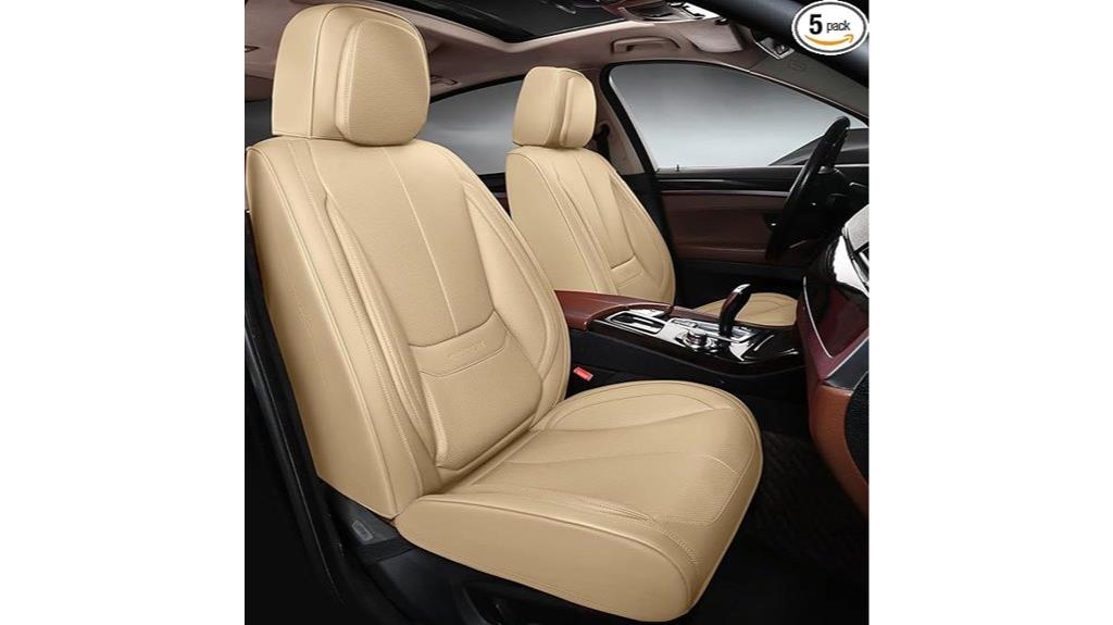 two leather waterproof covers