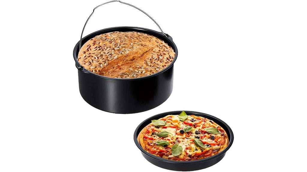 two piece 6 inch non stick