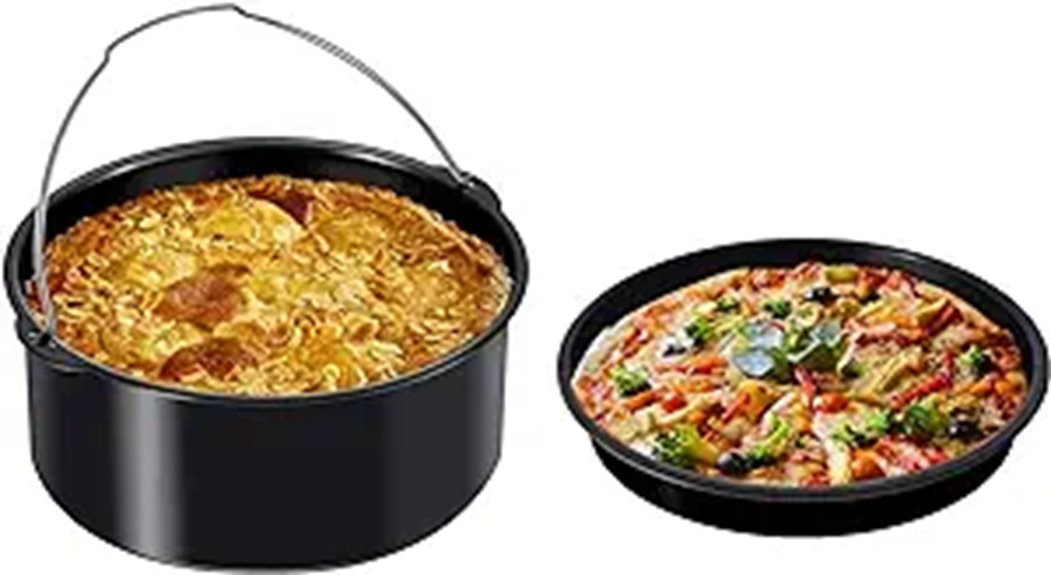 two piece air fryer set