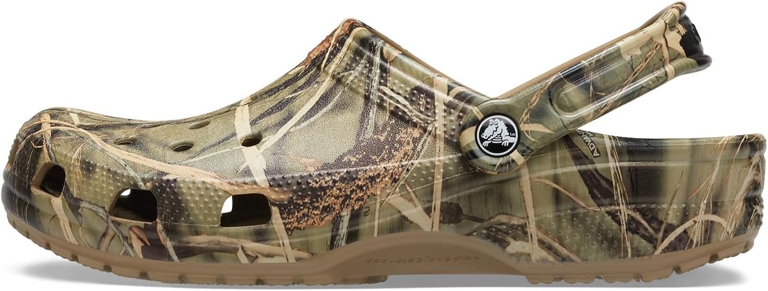 unisex realtree clog style
