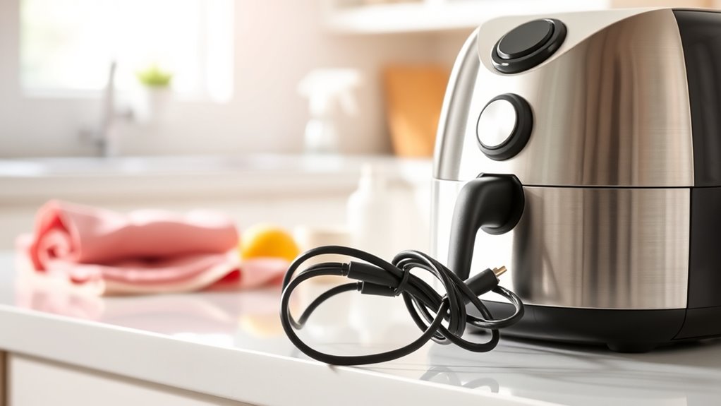 unplug dry separate avoid