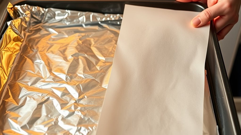 use foil and parchment safely