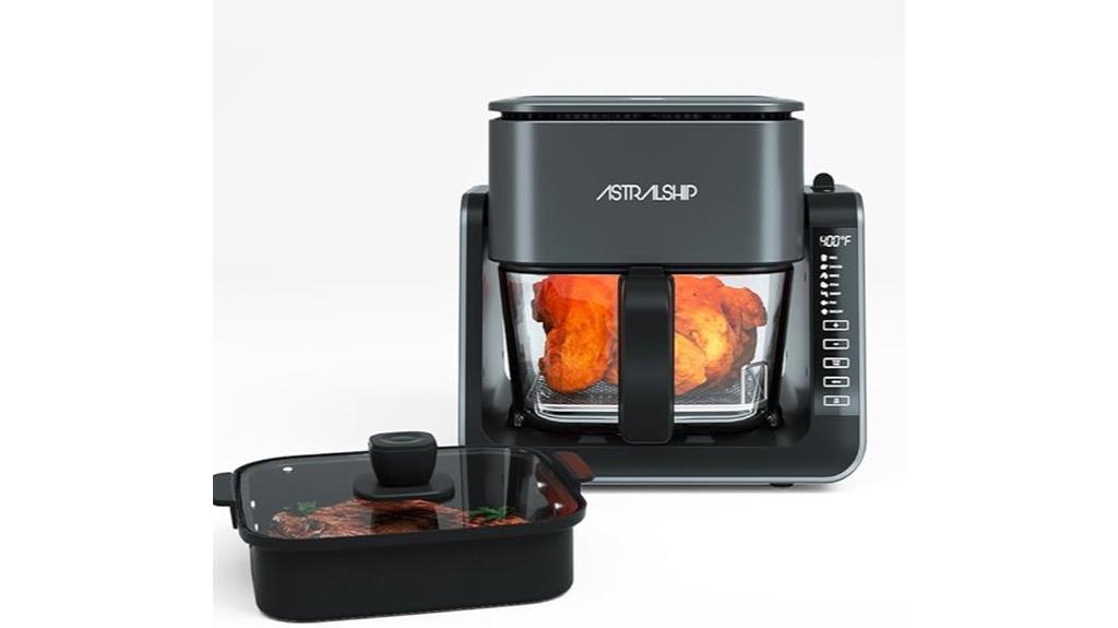 versatile glass fryer combo