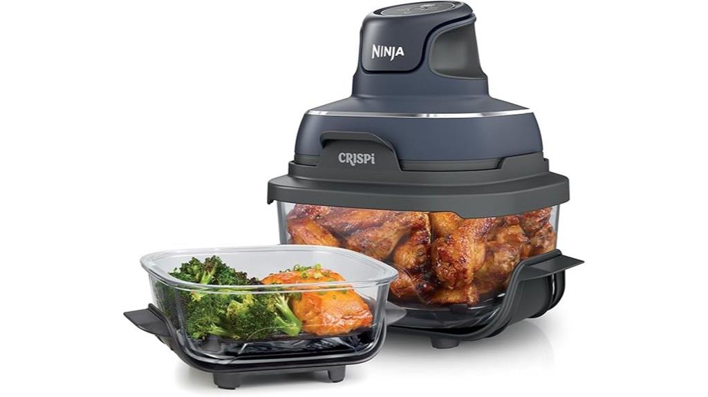 versatile portable glass air fryer