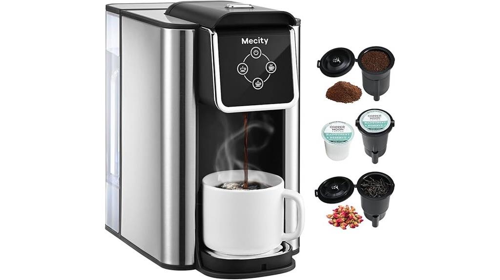 versatile single serve coffee maker