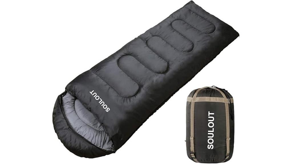versatile waterproof camping sleeping bag