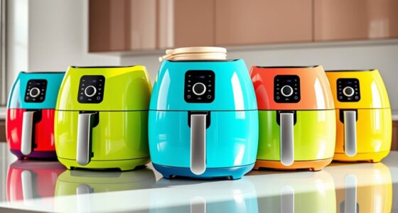 vibrant stylish air fryers