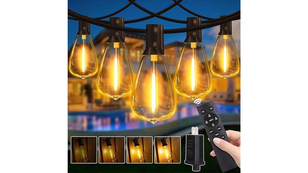 waterproof 100 ft string lights