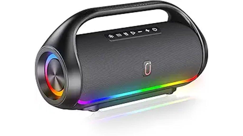 waterproof bluetooth speaker with lights