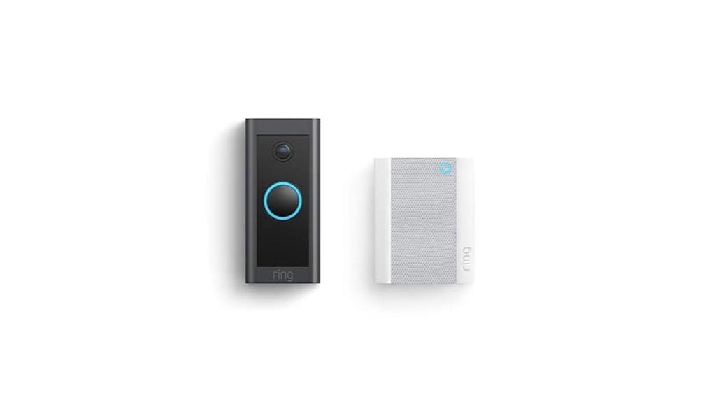 wired doorbell with chime