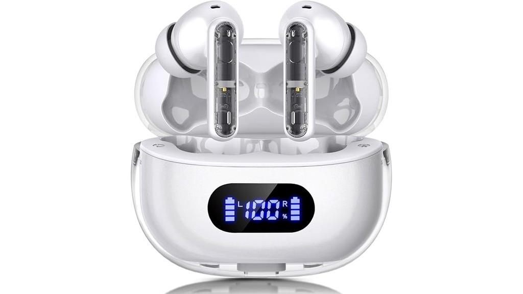 wireless bluetooth earbuds with microphone