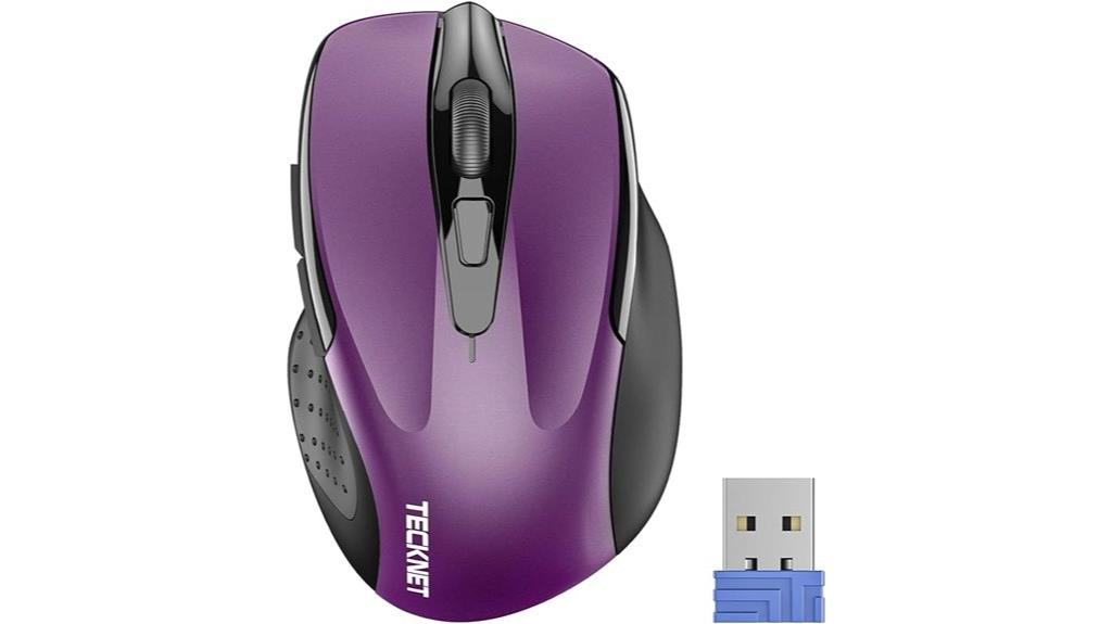 wireless ergonomic optical mouse