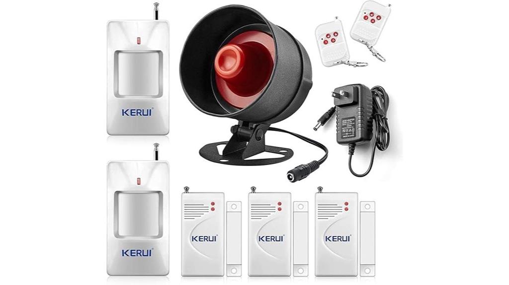 wireless security alarm kit