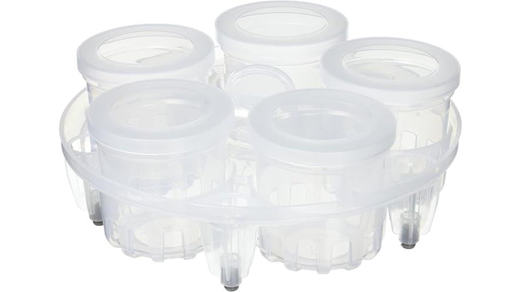 yogurt cups sterilization rack