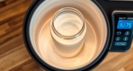 yogurt fermenting in warm