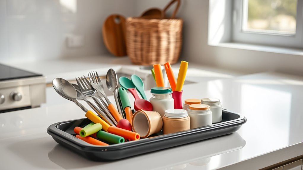 accessory compatibility with trays