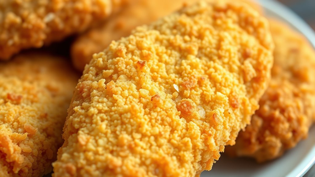 achieve crispy even coating