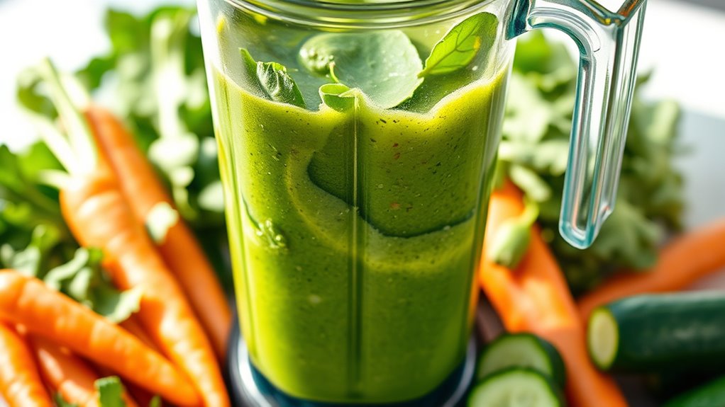 add veggies to drinks