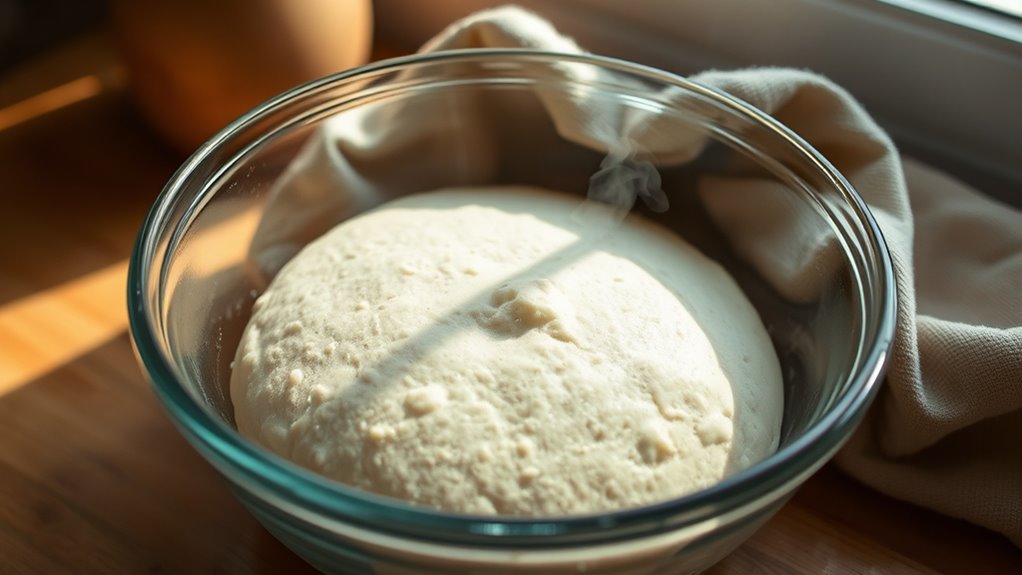 adjust temperature for proper proofing