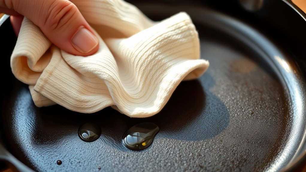 apply protective seasoning layer