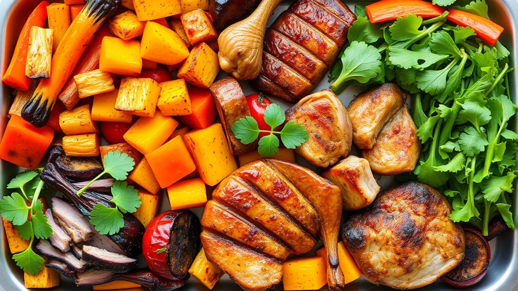 arrange food for circulation